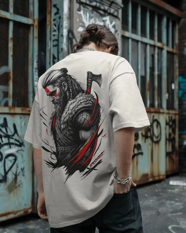 White_Cotton_The_Vikings_Wrath_Oversized_Warrior_Tee