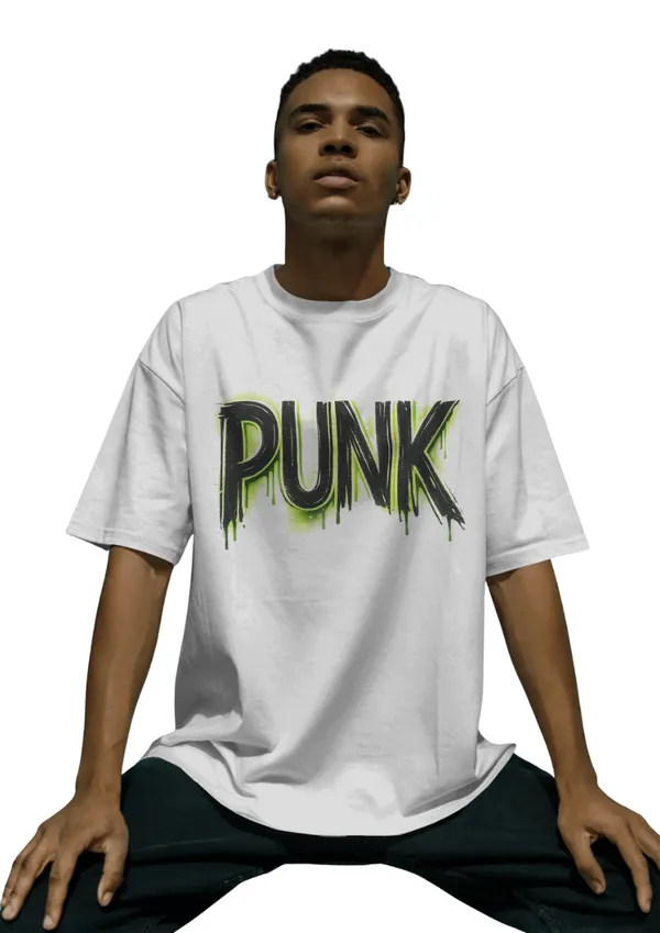 PUNK_Drip_Graphic_Oversized_Unisex_T-Shirt_Cotton_bland_-_BYCADS