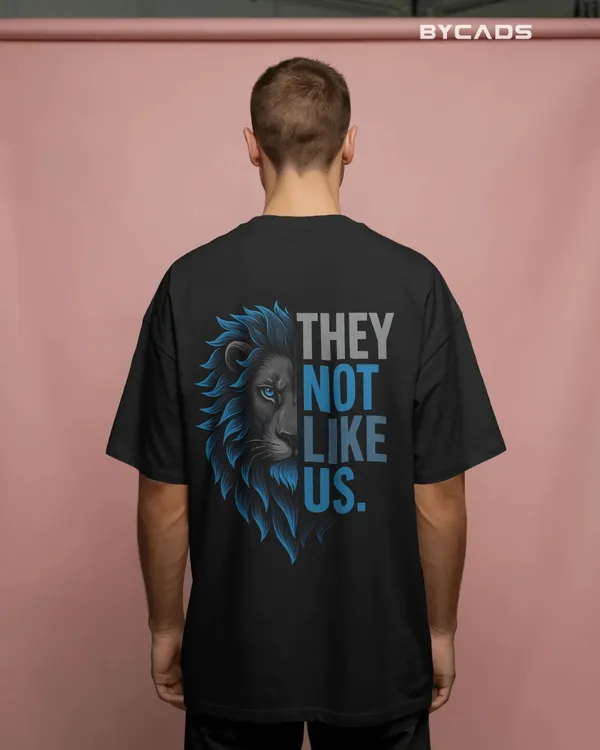 Black_Cotton_Lone_King_Lion_Statement_T-Shirt