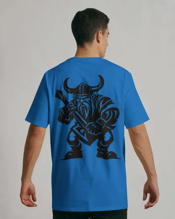 Blue_Cotton_Viking_Warrior_Oversized_T-Shirt_|_Fierce_Axe_Fighter_Graphic