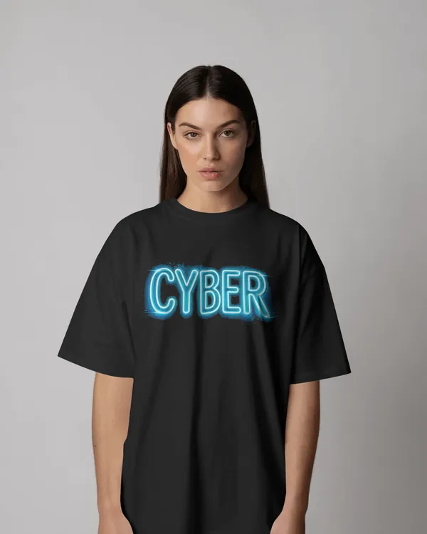 CYBER_Neon_Graphic_Oversized_Unisex_T-Shirt_cotton_blend_-_BYCADS