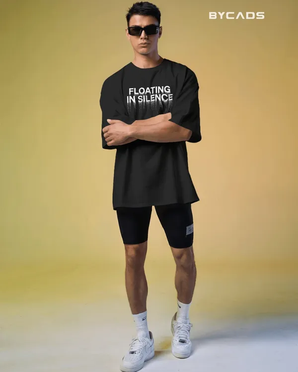 Black_Cotton_Floating_Human_Oversized_Unisex_T-Shirt_|_Artistic_Streetwear