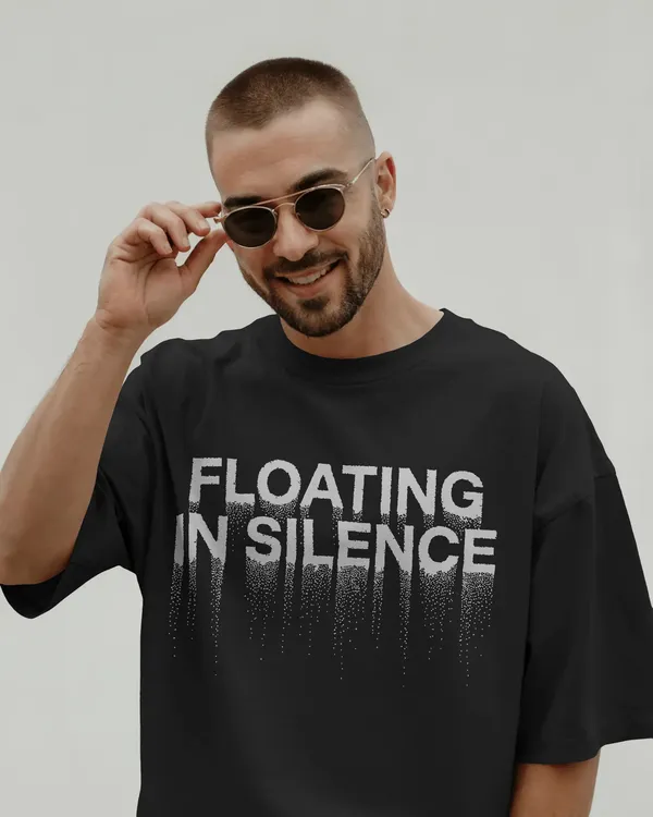 Black_Cotton_Floating_Human_Oversized_Unisex_T-Shirt_|_Artistic_Streetwear