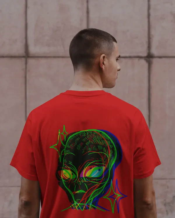 Red_Cotton_Cosmic_Frequency_Oversized_Alien_Unisex_Graphic_Tee