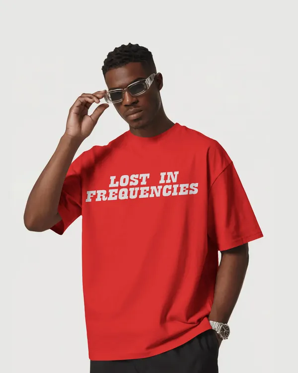 Red_Cotton_Cosmic_Frequency_Oversized_Alien_Unisex_Graphic_Tee