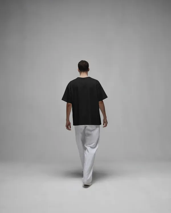 VOID_Neon_Glitch_Graphic_Unisex_Streetwear_cotton_blend_T-Shirt_-_BYCADS