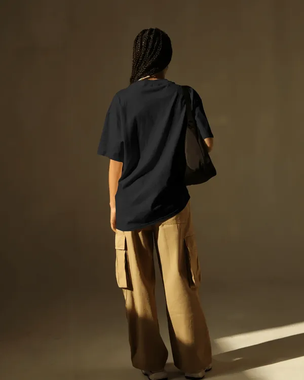 VOID_Neon_Glitch_Graphic_Unisex_Streetwear_cotton_blend_T-Shirt_-_BYCADS