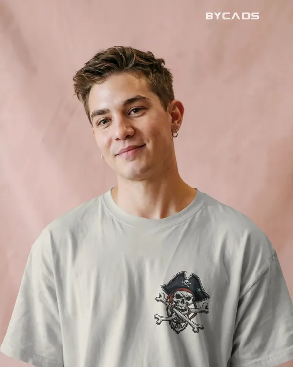 White_Cotton_Crossbones_Pirate_Skull_Oversized_T-Shirt_|_Street_Series_Drop