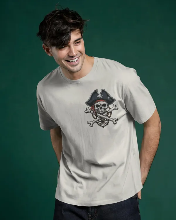 White_Cotton_Crossbones_Pirate_Skull_Oversized_T-Shirt_|_Street_Series_Drop