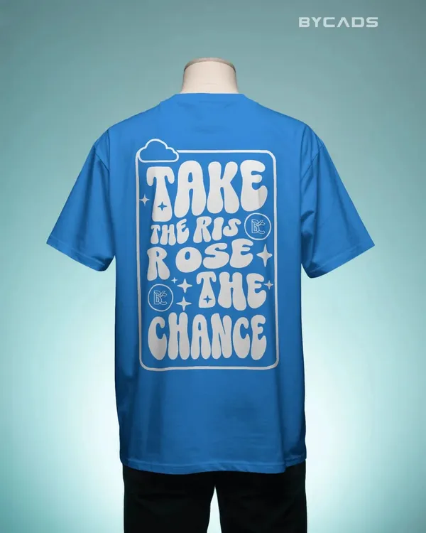 BYCADS_"Take_The_Risk"_Retro_Typography_Oversized_Cotton_T-Shirt