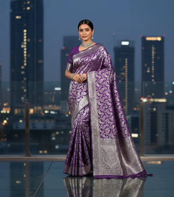 Royal_Violet_Royal_Zari_Banarasi_Silk_Saree