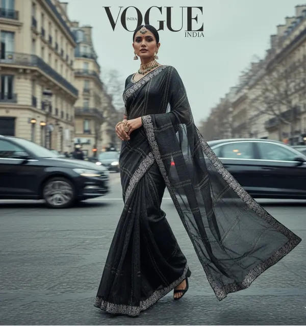 Noir_DMC_Luxe_Chiffon_Saree