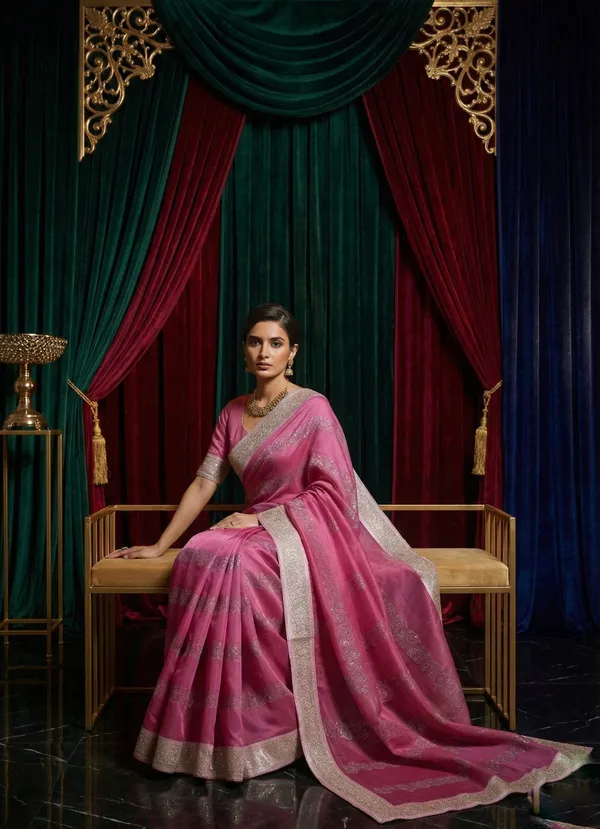 Rose_Dusk_Crunch_Saree_with_Antique_Zari_Border