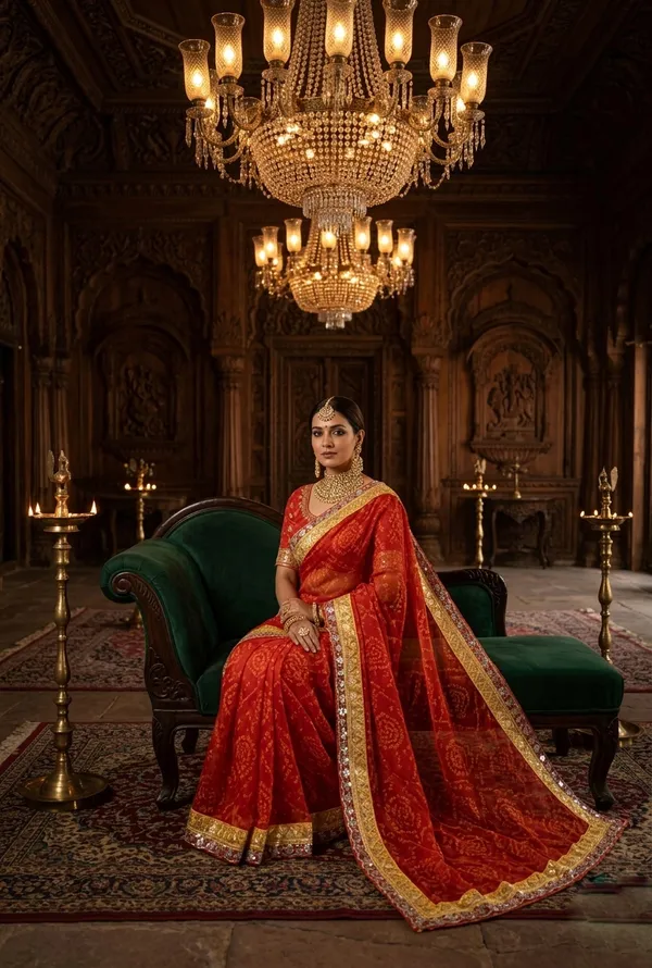Royal_Crimson_Bandhani_Grace_Saree