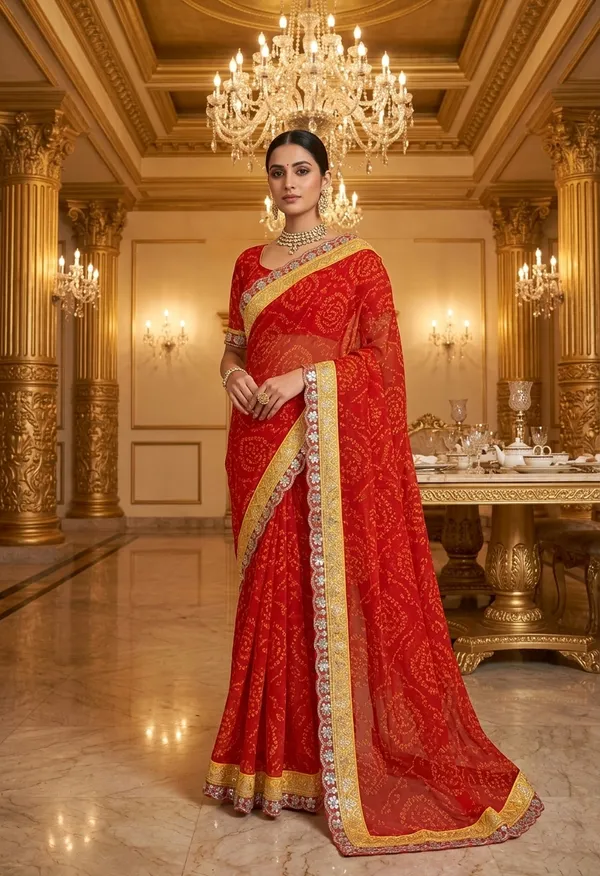 Royal_Crimson_Bandhani_Grace_Saree