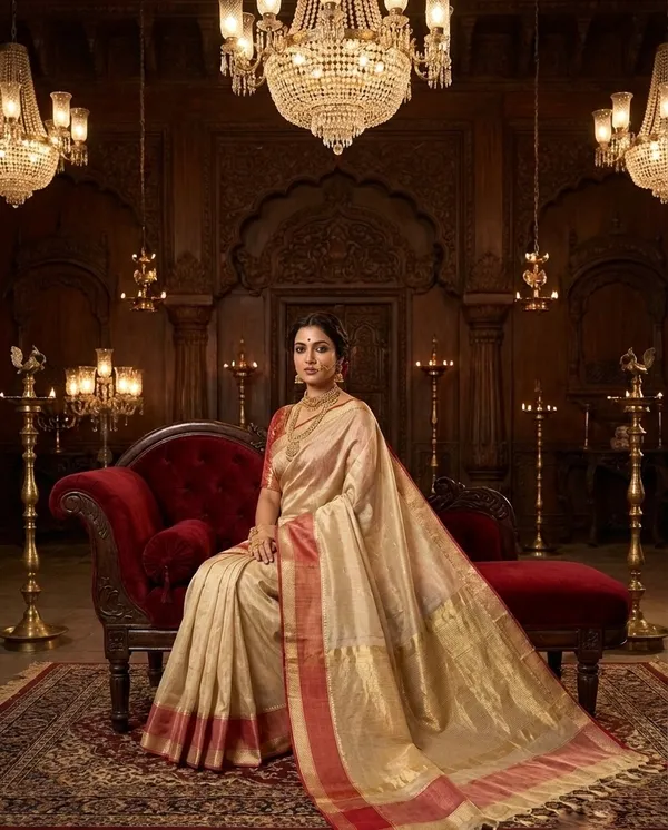 Royal_Heritage_Gold_Zari_Organza_Saree