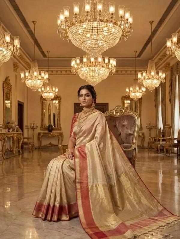 Royal_Heritage_Gold_Zari_Organza_Saree