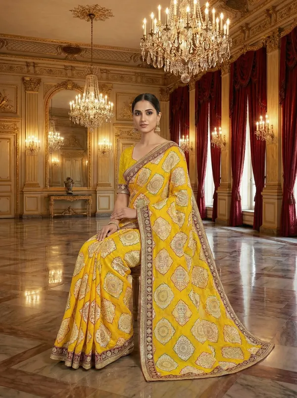 Royal_Mustard_Heritage_Saree