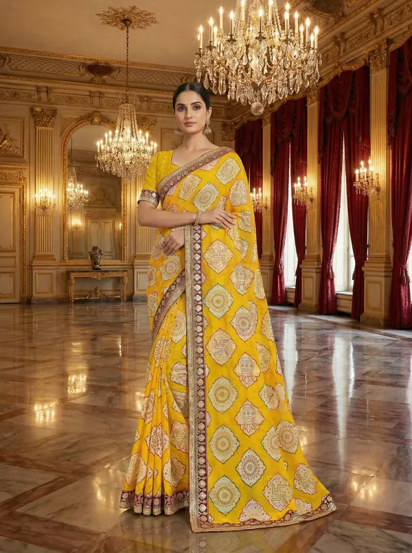 Royal_Mustard_Heritage_Saree