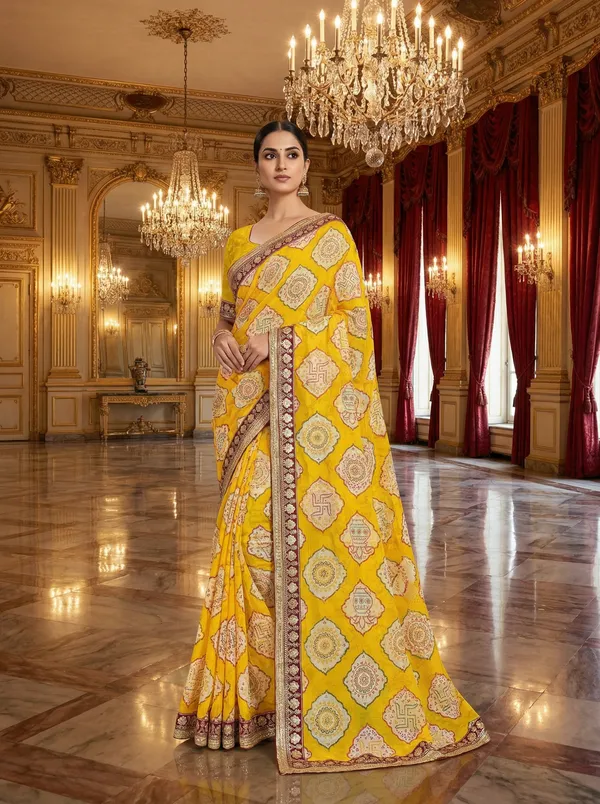 Royal_Mustard_Heritage_Saree