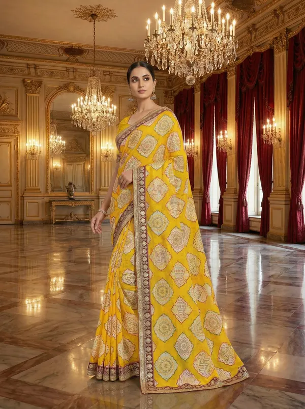 Royal_Mustard_Heritage_Saree