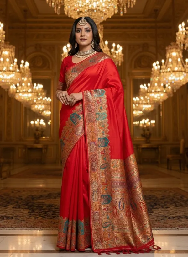 Traditional_Red_Silk_Saree_with_Exquisite_Meenakari_Zari_Work