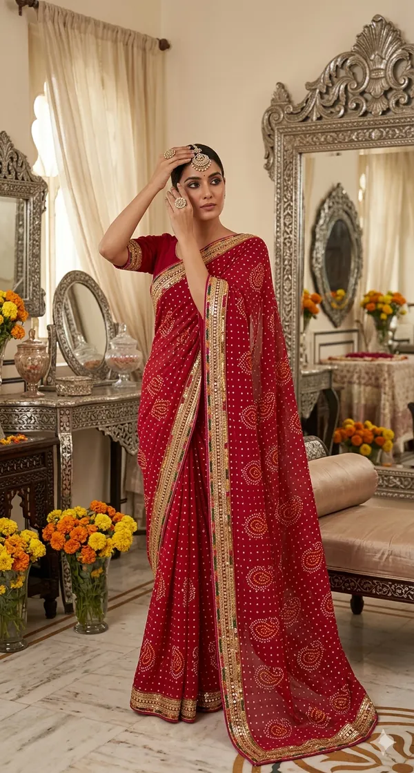 Classic_Crimson_Bandhani_With_Multiwork_Border