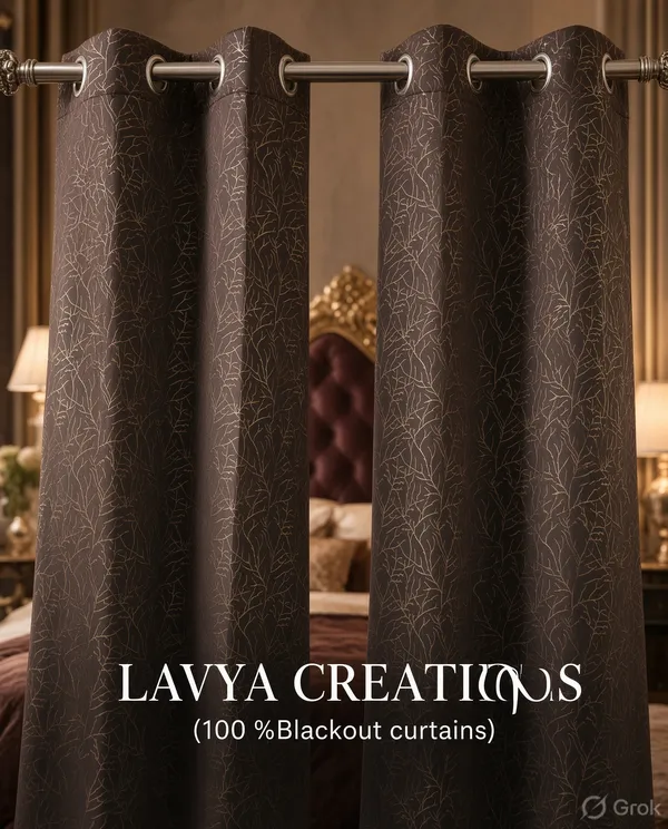 100%_BLACKOUT_CURTAINS.PACK_OF_TWO_CURTAINS.DARK_CHOCOLATE_BROWN_COLOUR