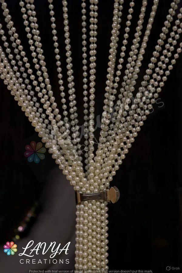 BEADS_CURTAINS.PACK_OF_TWO_.WHITE_PEARLS.