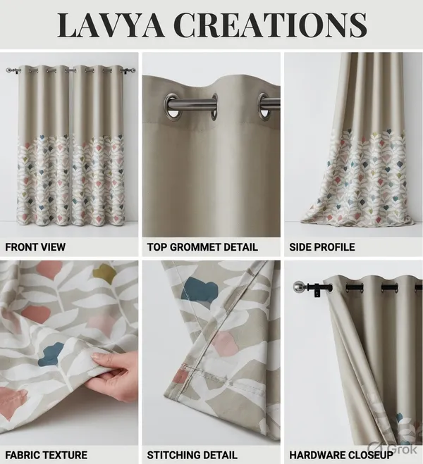 DIGITAL_PRINT_ON_HEAVY_KNIT_FABRIC.PACK_OF_TWO_CURTAINS.MULTICOLOUR.
