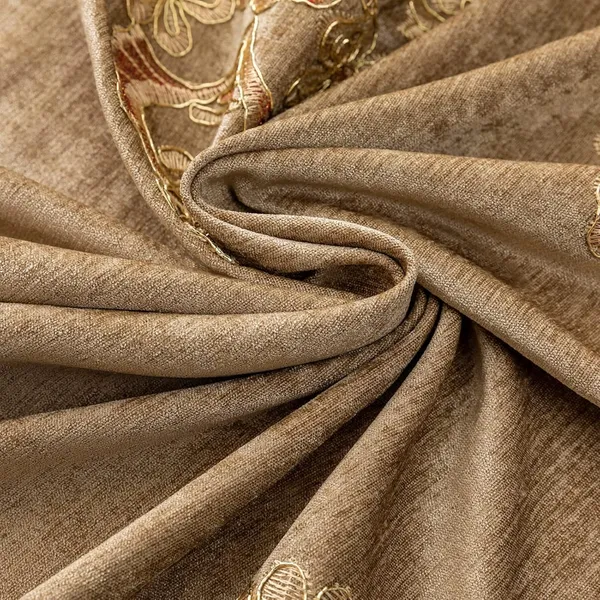 IMPORTED_CHANEEL_EMBROIDERY_PANEL_CURTAINS.PACK_OF_TWO_CURTAINS.GOLD