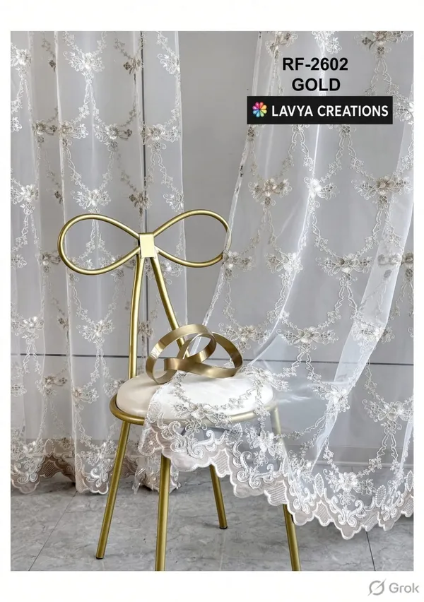 IMPORTED_EMBROIDERY_CURTAINS.PACK_OF_TWO_CURTAINS.GOLD.