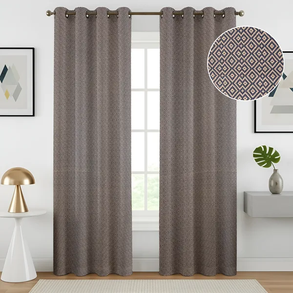 LAVYA_CREATIONS.PACK_OF_2.COFEE_BEIGE.DOBBY_PATTERN.