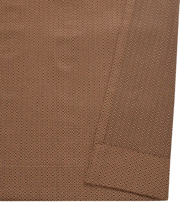 LAVYA_CREATIONS.PACK_OF_2.COTTON_DOBBY_CURTAINS.BROWN.