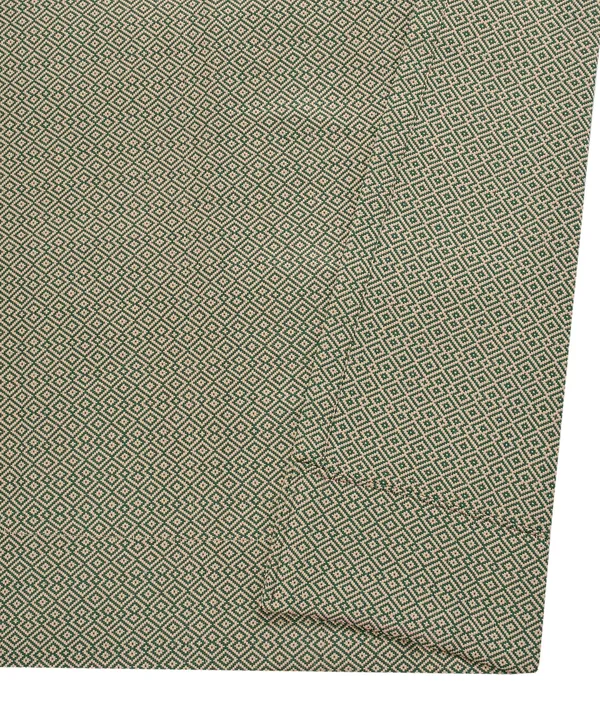 LAVYA_CREATIONS.PACK_OF_2.GREEN_BEIGE..DOBBY_PATTERN.