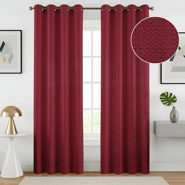 LAVYA_CREATIONS.PACK_OF_2.MAROON.DOBBY_PATTERN.