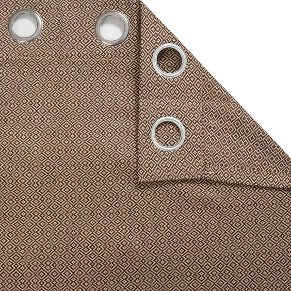 LAVYA_CREATIONS.PACK_OF_2._BROWN_BEIGE.DOBBY_PATTERN