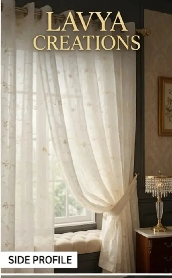 LAVYA_CREATIONS.PACK_OF_TWO_CURTAINS.EMBROIDERY_WHITE.