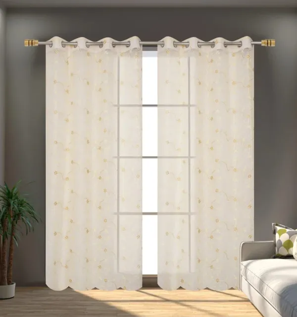 LAVYA_CREATIONS.PACK_OF_TWO_CURTAINS.TISSUE_EMBROIDERY._CREAM.