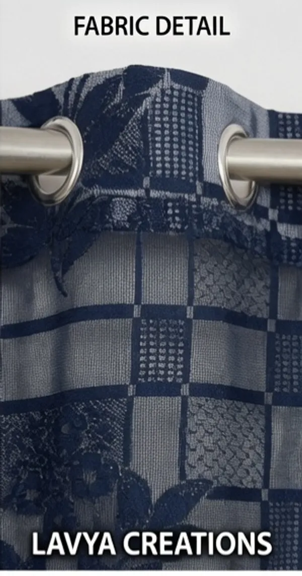 NET_CURTAINS.PACK_OF_FOUR_CURTAINS.CHECK_FLOWER_BLUE.