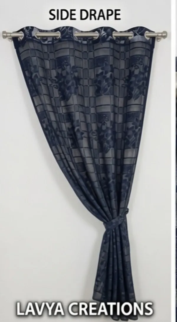 NET_CURTAINS.PACK_OF_FOUR_CURTAINS.CHECK_FLOWER_BLUE.