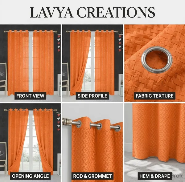 NET_CURTAINS.PACK_OF_FOUR_CURTAINS.ORANGE.
