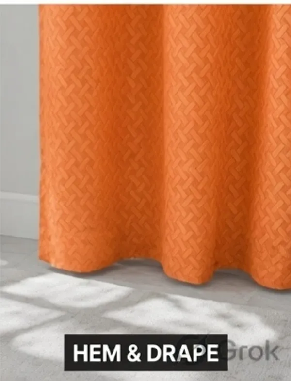 NET_CURTAINS.PACK_OF_FOUR_CURTAINS.ORANGE.