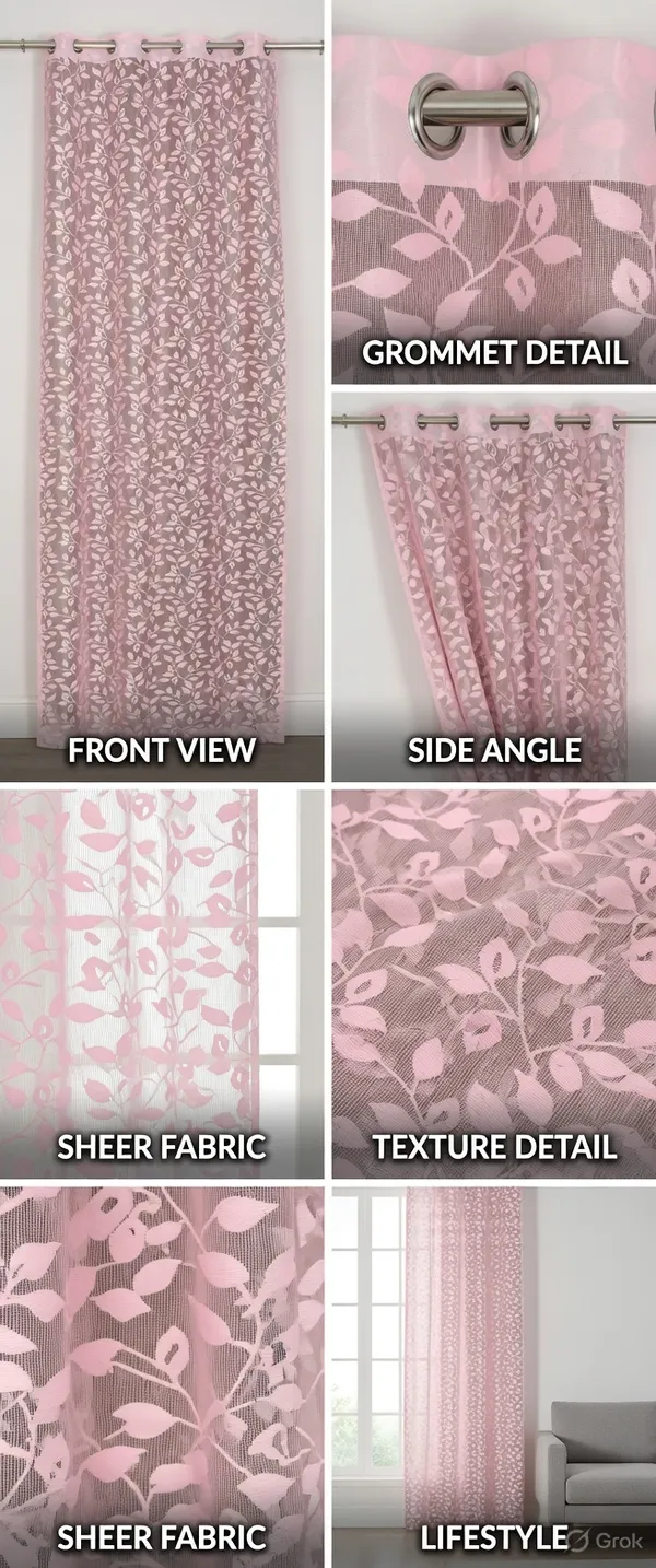 NET_CURTAINS.PACK_OF_FOUR_CURTAINS.PINK_LEAF.