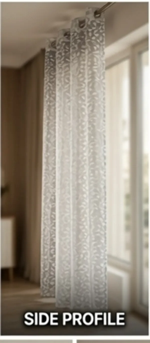 NET_CURTAINS.PACK_OF_FOUR_CURTAINS.WHITE_LEAF.