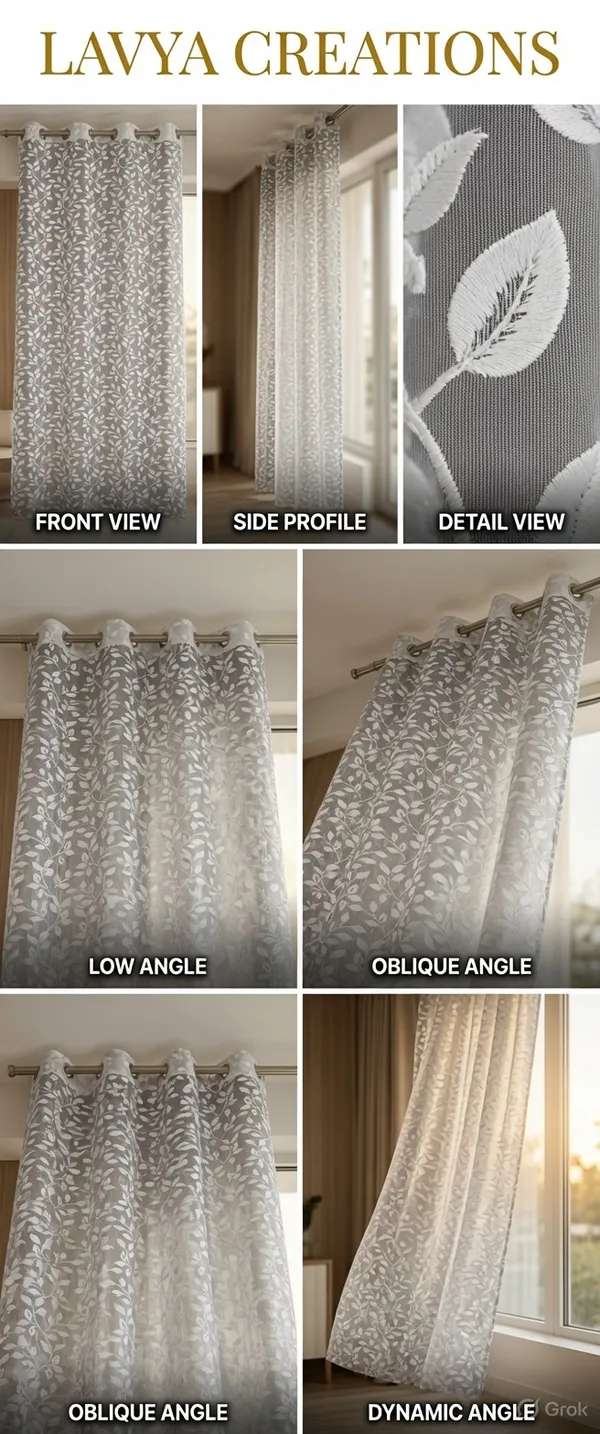 NET_CURTAINS.PACK_OF_FOUR_CURTAINS.WHITE_LEAF.