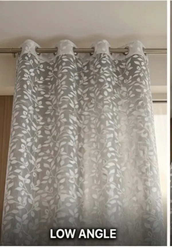 NET_CURTAINS.PACK_OF_FOUR_CURTAINS.WHITE_LEAF.