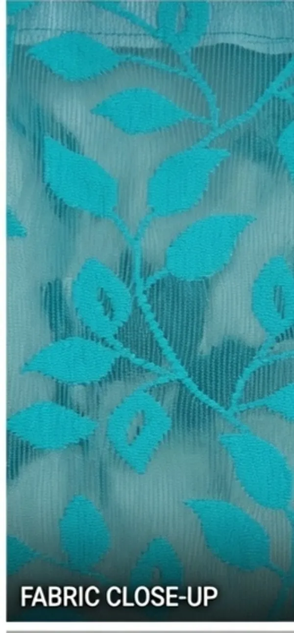 NET_CURTAINS(_LEAF).PACK_OF_FOUR_CURTAINS.AQUA.