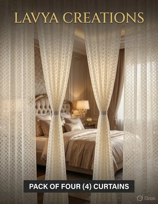 NET_CURTAIN.PACK_OF_FOUR(4)_CURTAINS.CREAM.