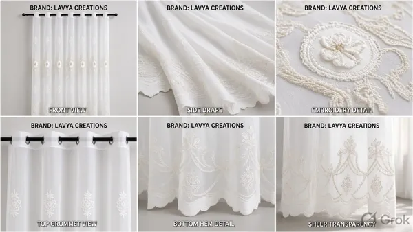 TISSUE_EMBRIODERY_PATCH_WORK_IMPORTED_CURTAINS.PACK_OF_SINGLE_CURTAINS.WHITE
